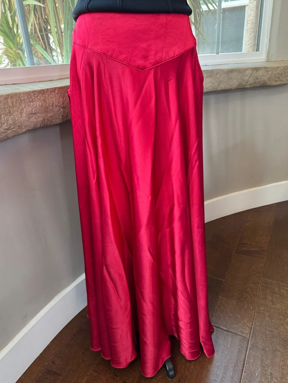 Free People Chilco Salsa Maxi Skirt with High Side Slit Women’s Size 4